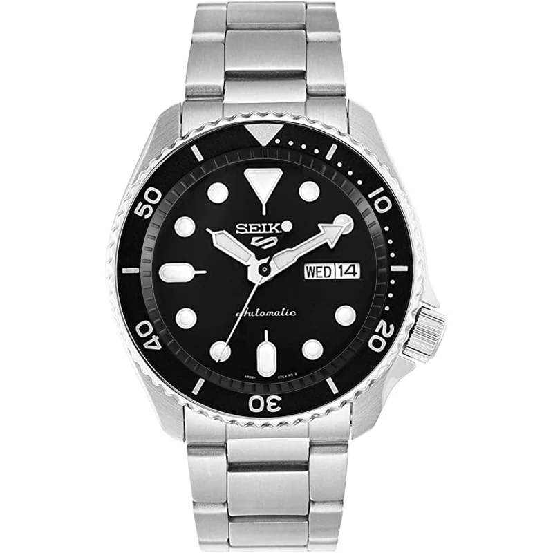 Seiko Mod SKX / SRPD Chapter Ring: Brushed Black Stainless Steel with Minute Markers - Image 2