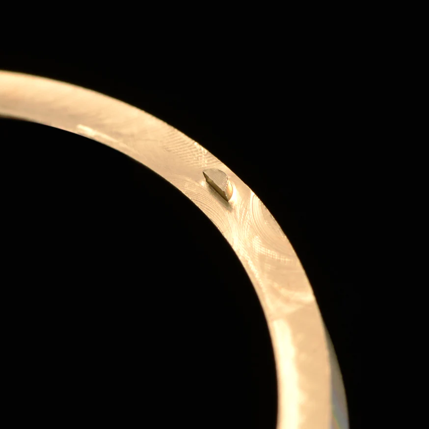 Seiko Mod SKX / SRPD Chapter Ring: Brushed Gold Stainless Steel with Minute Markers - Image 6
