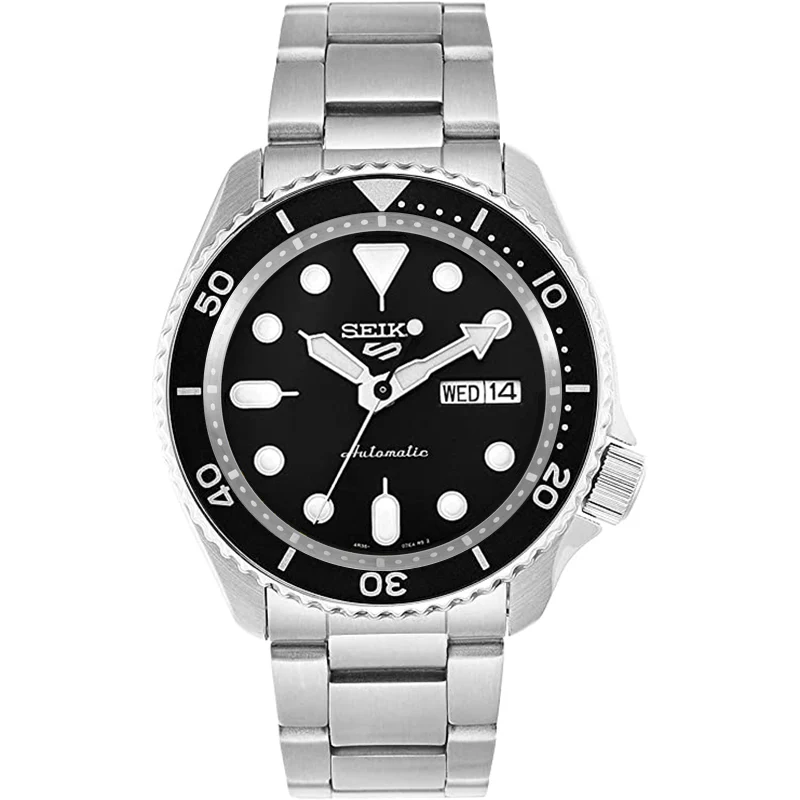SKX / SRPD Chapter Ring: Brushed Stainless Steel with Luminous Markers - Image 3