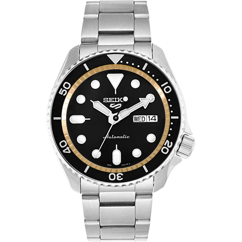 Seiko Mod SKX / SRPD Chapter Ring: Polished Gold Stainless Steel with Minute Markers - Image 2