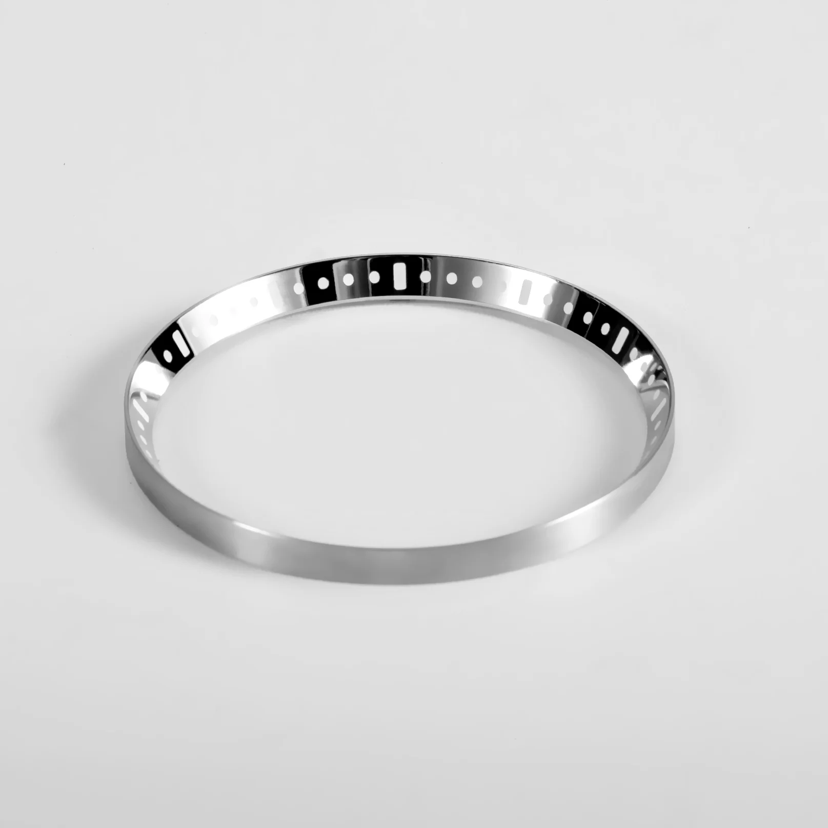 Seiko Mod Lumed Chapter Ring for SKX007/SRPD: Polished Stainless Steel - Image 2