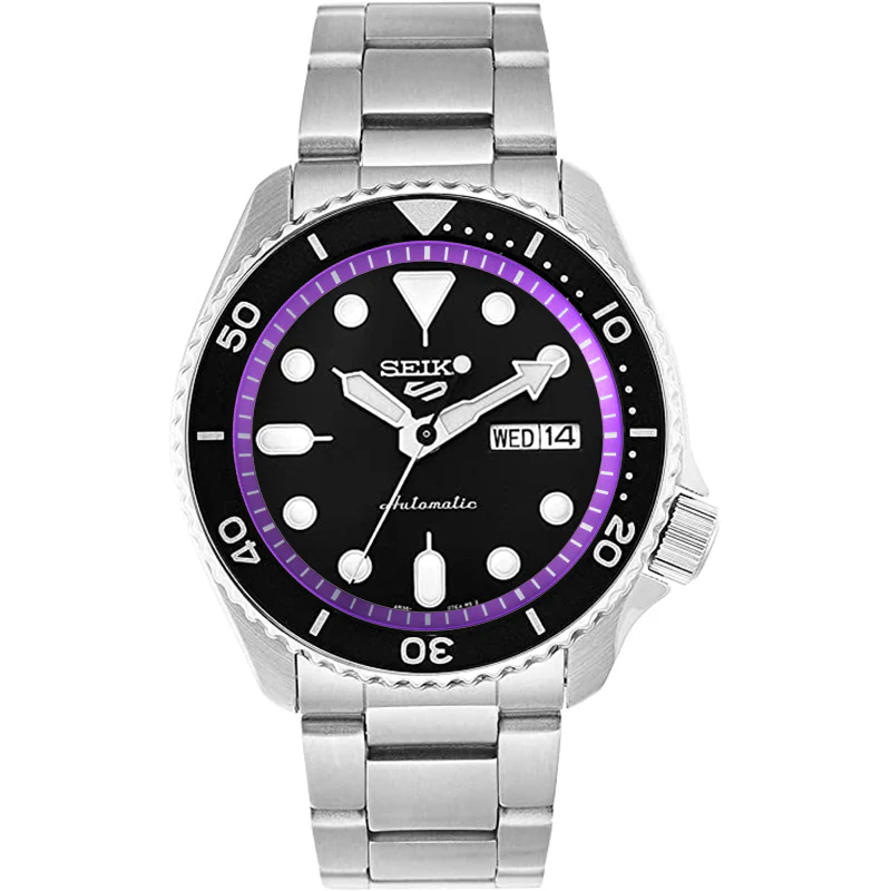 Seiko Mod SKX / SRPD Chapter Ring: Purple With White Markers - Image 2