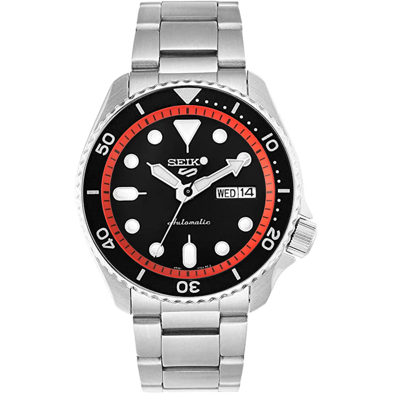 Seiko Mod SKX / SRPD Chapter Ring: Red With Black Markers - Image 2