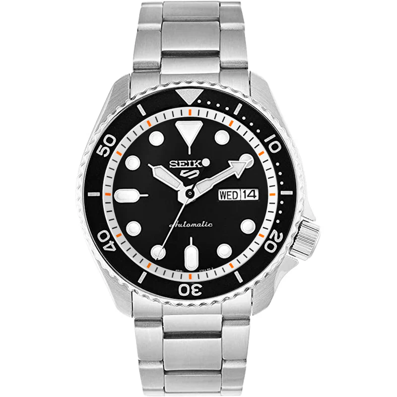 Seiko Mod SKX / SRPD Chapter Ring: White With Orange Markers - Image 2