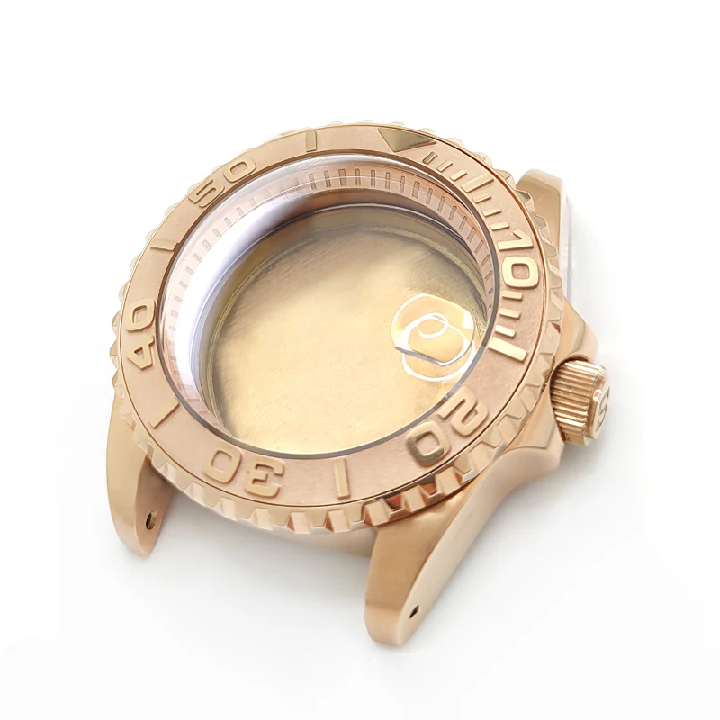 YM Oyster Style Brushed Case Set for Seiko SKX / SRPD Mod: Rose Gold - Image 2