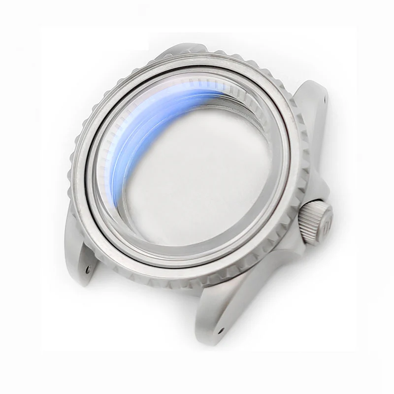 SKX SUB Sandblasted Case Set for Seiko Mod: Silver - Image 3