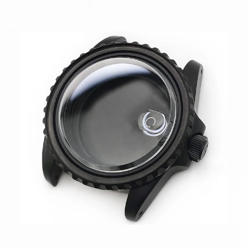 SKX SUB Sandblasted Case Set for Seiko Mod: Black - Image 3