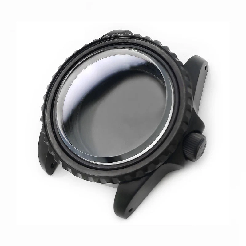 SKX SUB Sandblasted Case Set for Seiko Mod: Black - Image 4