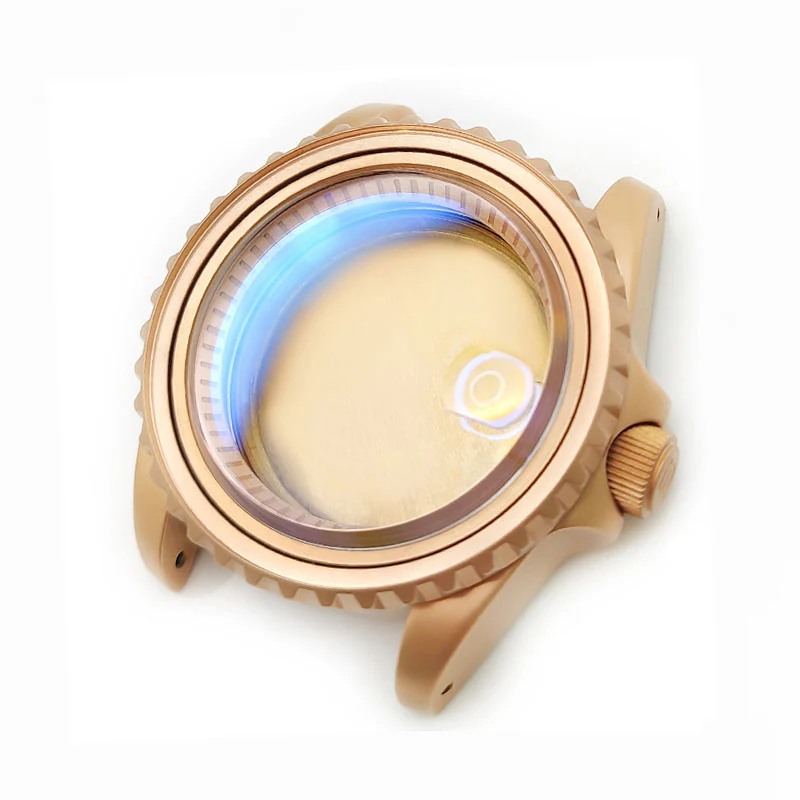 SKX SUB Sandblasted Case Set for Seiko Mod: Rose Gold - Image 6