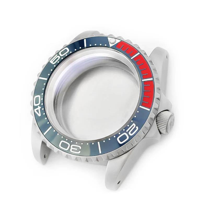 SUB Oyster Style Sandblasted Case Set for Seiko SKX / SRPD Mod: Silver - Image 2