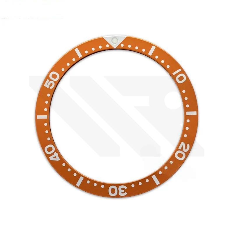 SKX007 Aluminium Flat Bezel Insert for SKX/SRPD - Orange