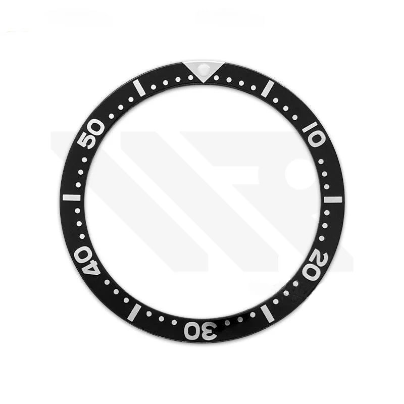 SKX007 Aluminium Flat Bezel Insert for SKX/SRPD - Black