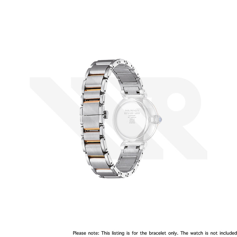 Replacement Stainless Steel Bracelet Compatible with Citizen L May Bells Collection EM1074