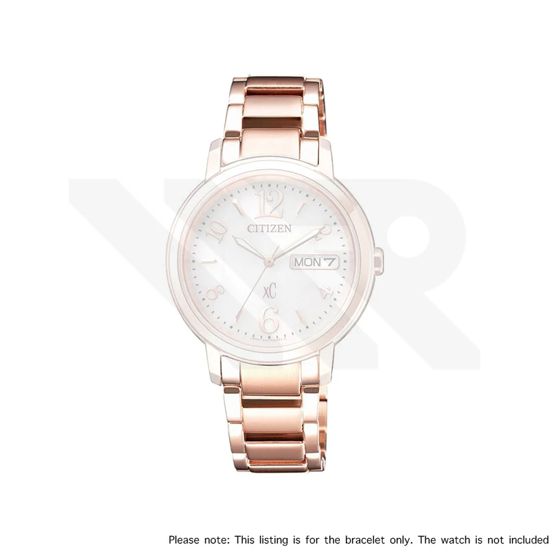 Replacement Stainless Steel Bracelet Compatible with Citizen xC Eco-Drive EW2422 , EW2423