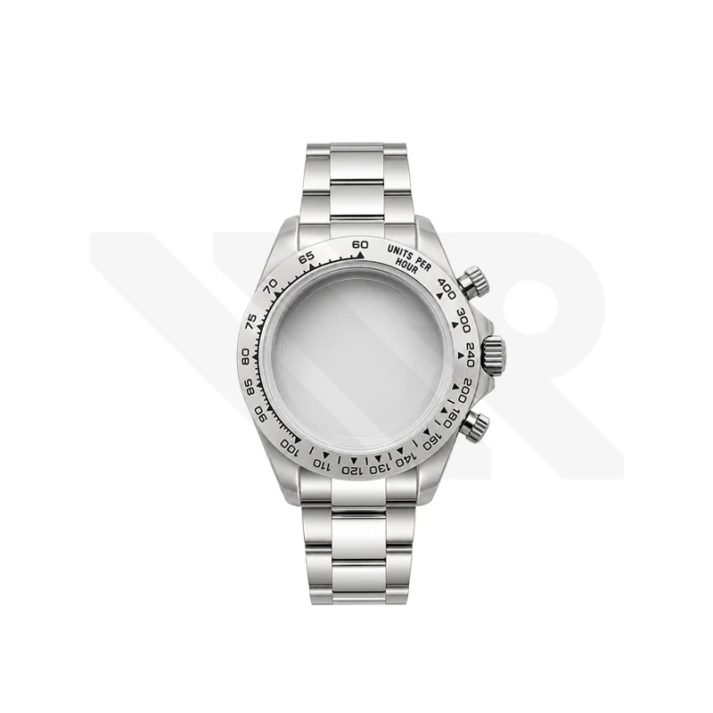 Stainless Steel Seikona Case Set for Daytona Seiko Mod: Stainless Steel Bezel - Image 2