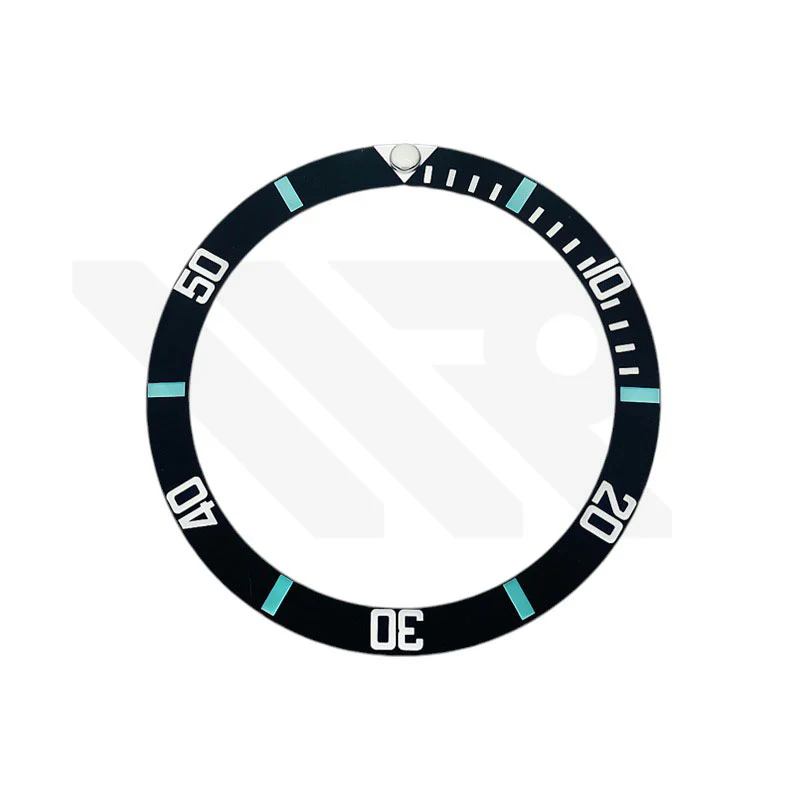 SUB Ceramic Sloped Bezel Insert for SKX/SRPD: Matte Black/Blue