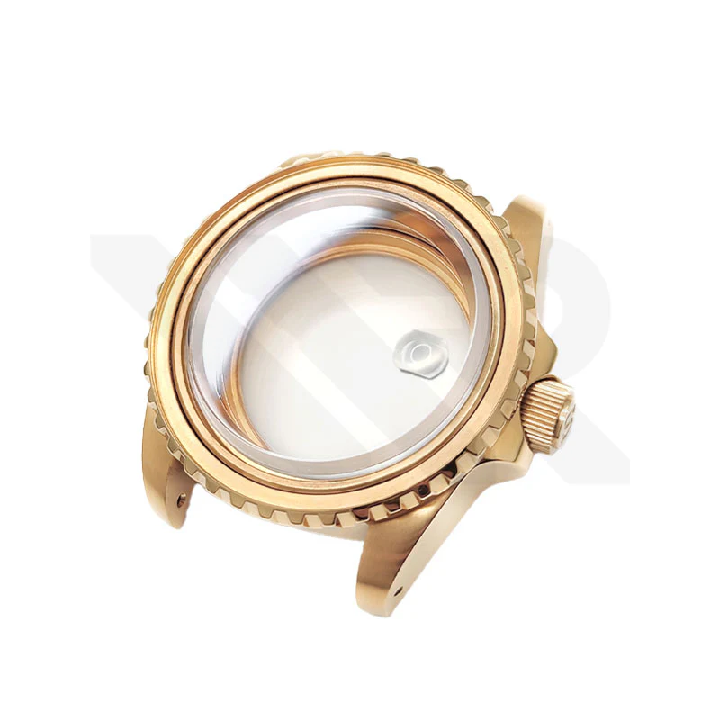 SUB Oyster Style Brushed Case Set for Seiko SKX / SRPD Mod: Rose Gold - Image 10