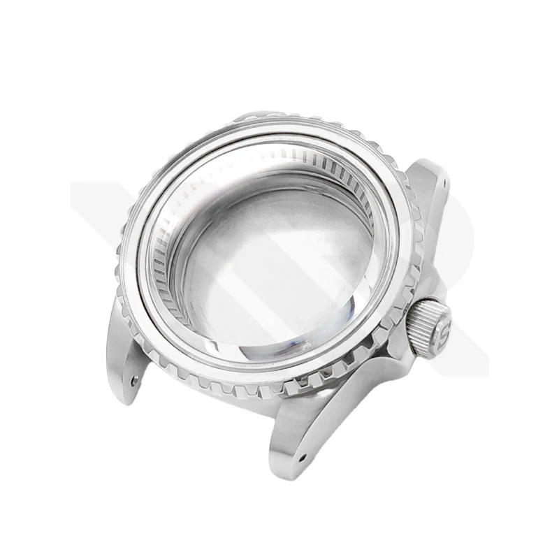 SUB Oyster Style Brushed Case Set for Seiko SKX / SRPD Mod: Silver