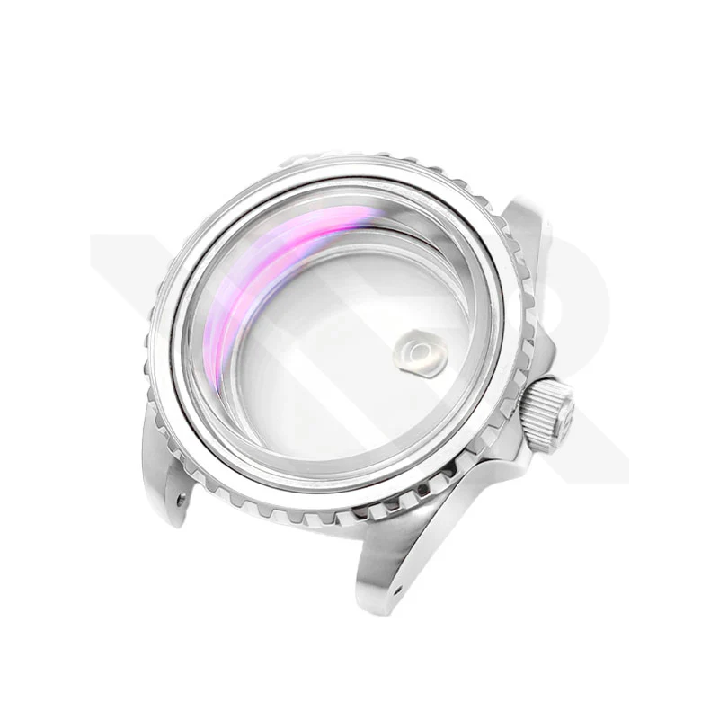 SUB Oyster Style Brushed Case Set for Seiko SKX / SRPD Mod: Silver - Image 12
