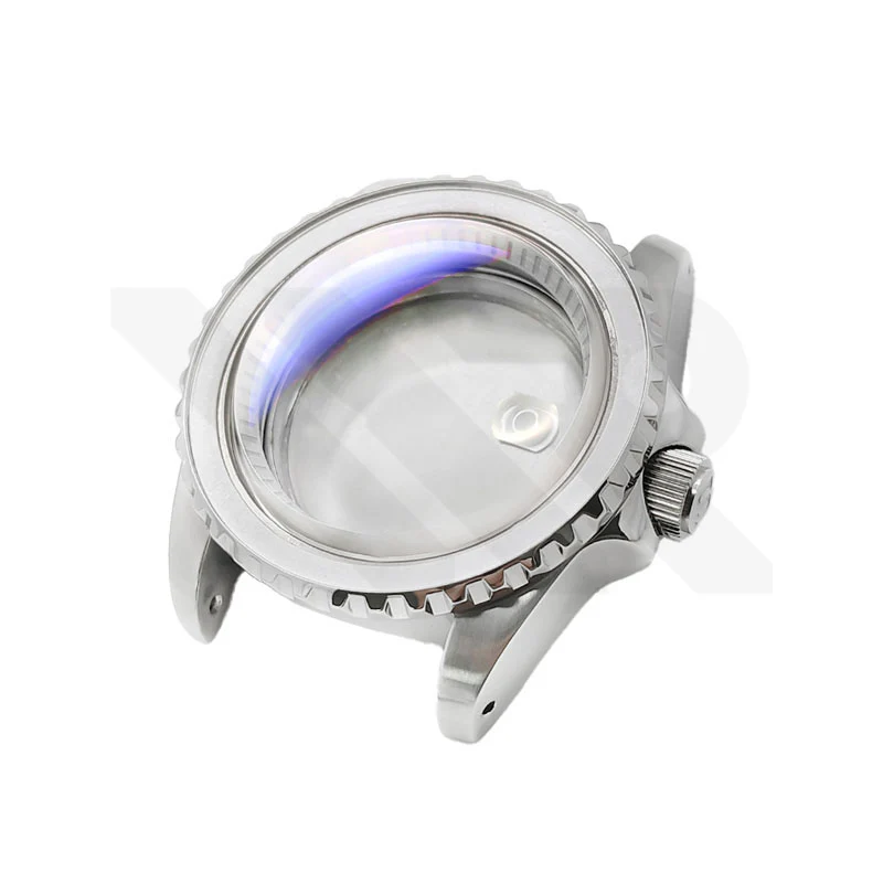 SUB Oyster Style Brushed Case Set for Seiko SKX / SRPD Mod: Silver - Image 4