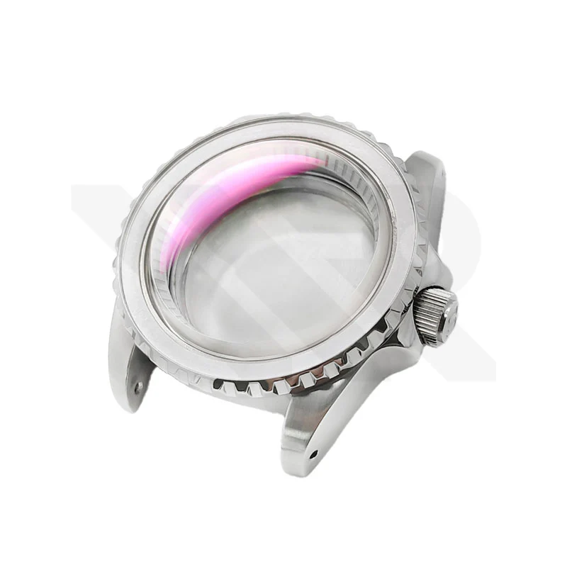 SUB Oyster Style Brushed Case Set for Seiko SKX / SRPD Mod: Silver - Image 5