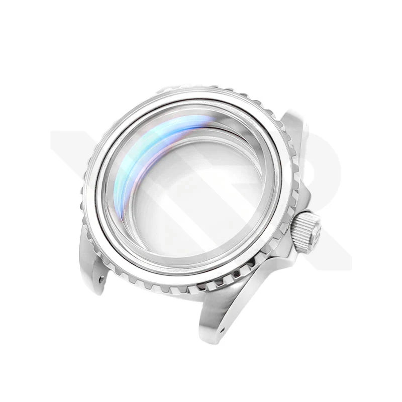 SUB Oyster Style Brushed Case Set for Seiko SKX / SRPD Mod: Silver - Image 8