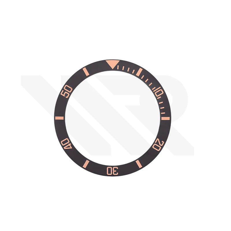 SUB Style Ceramic Sloped Bezel Insert for SKX/SRPD: Gray/Bronze