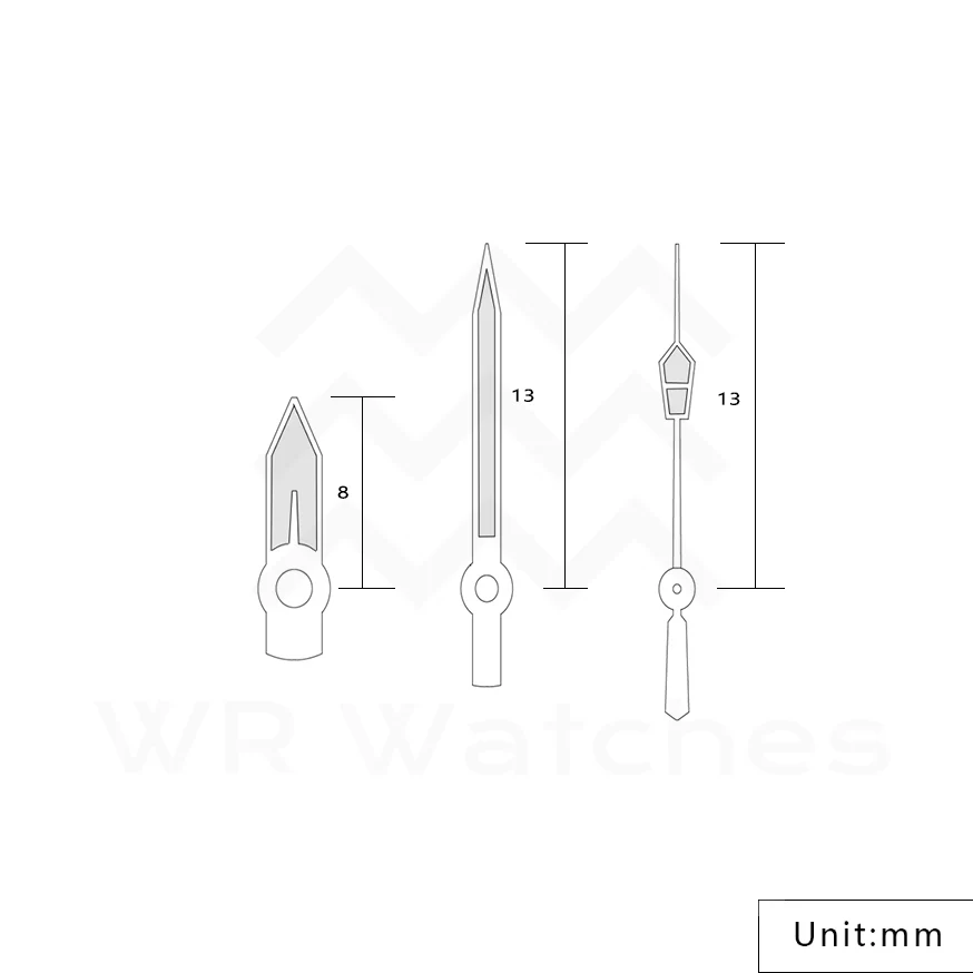 Sumo Watch Hands for Seiko Mod: Yellow - Image 3