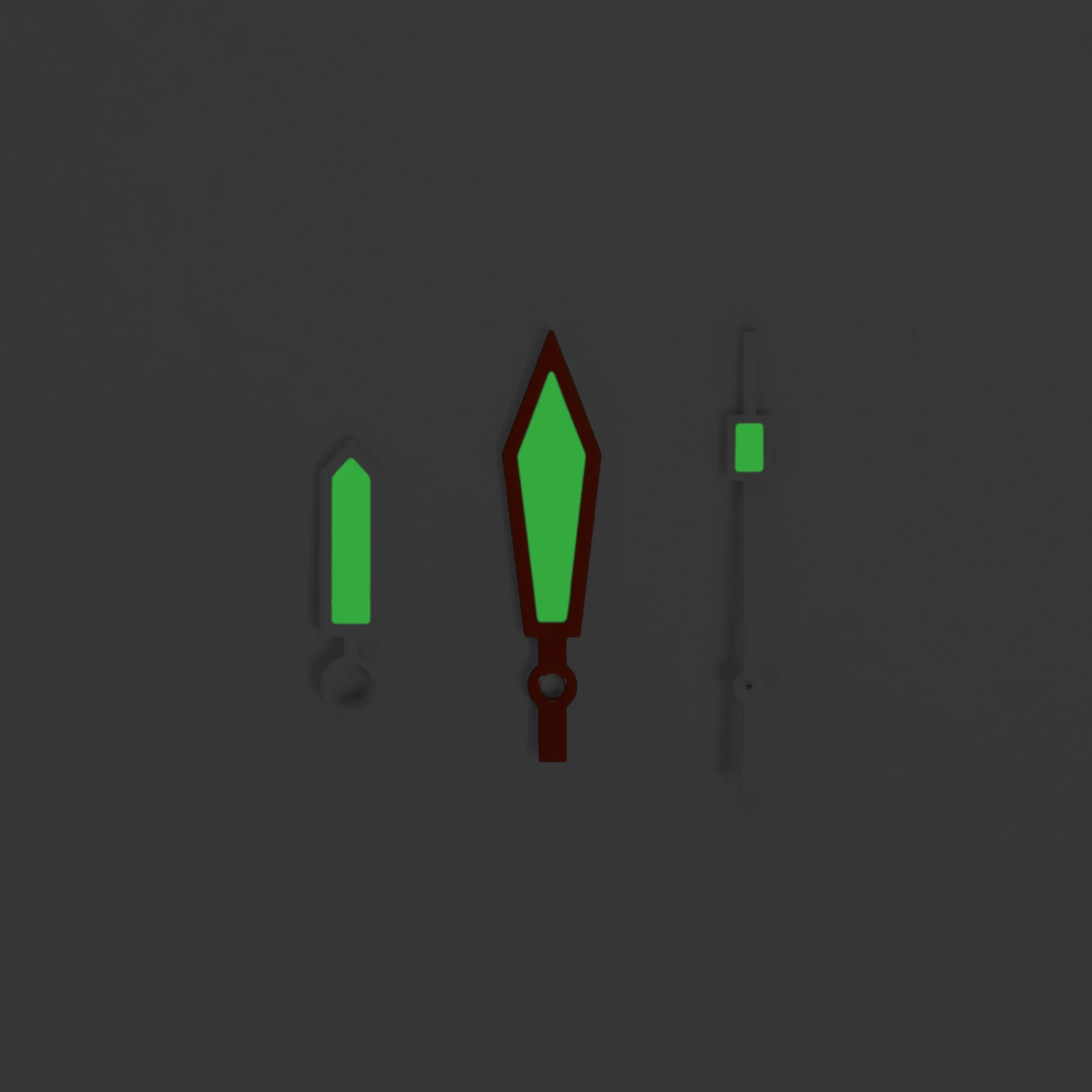 Sword Watch Hands for Seiko Mod: Red - Image 4