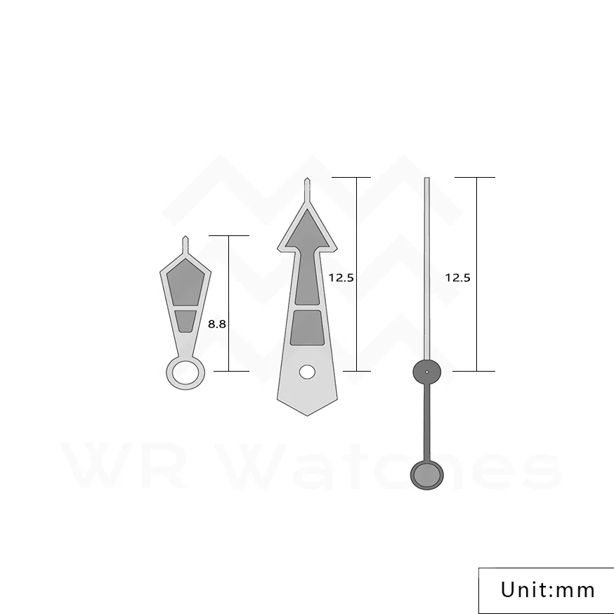 SBBN015 Tuna Watch Hands for Seiko Mod: Gold - Image 3