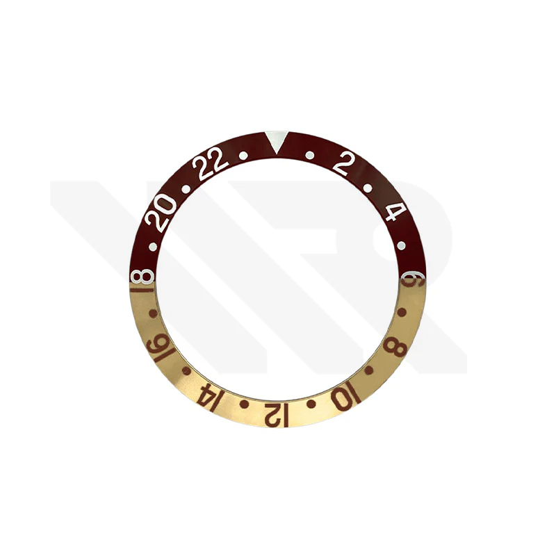 Vintage GMT Style Aluminium Sloped Bezel Insert for SKX007 /SRPD - Root Beer