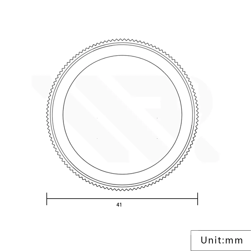 Ruby Cubic Zirconia Bezel for SKX / SRPD: Black - Image 2